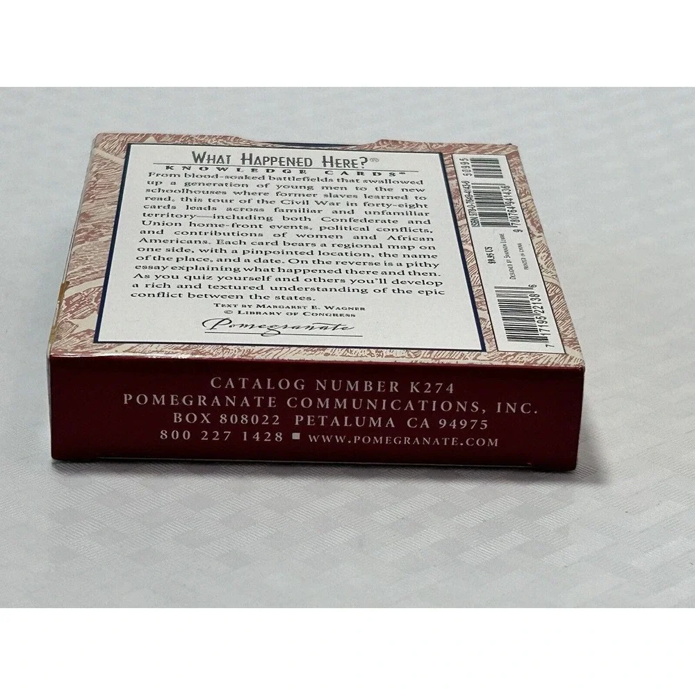 What Happened Here- The Civil War Knowledge Cards (48 Card Deck) Margaret Wagner